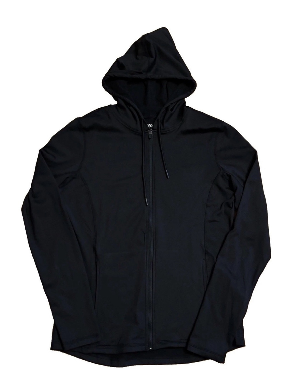 Leg3nd Women’s Full Zip Fleece Lined Hoodie - Black - Small